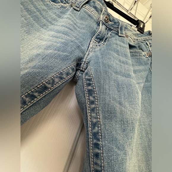 Blue denim white wing MISS ME jeans - Picture 4 of 11